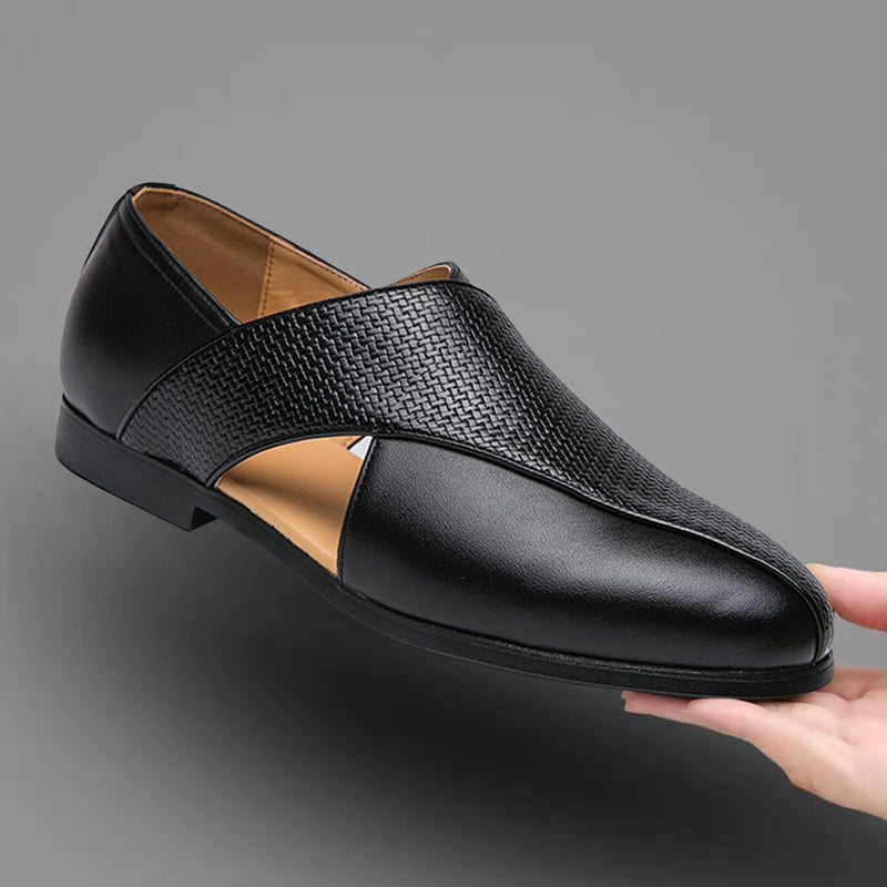 Leren loafers Oscar