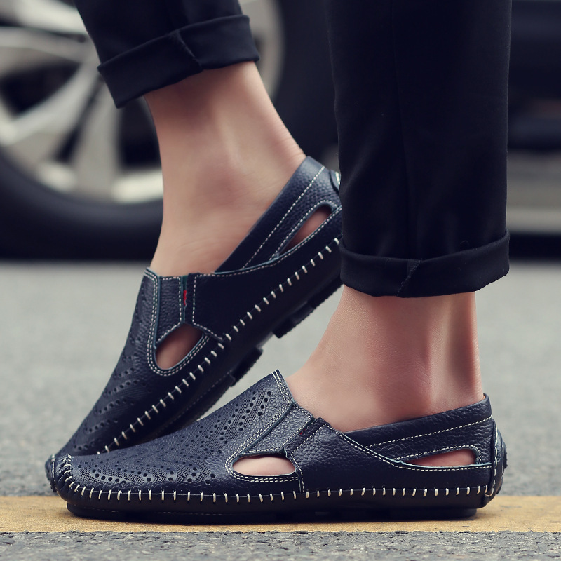 Leren sandalen Dante