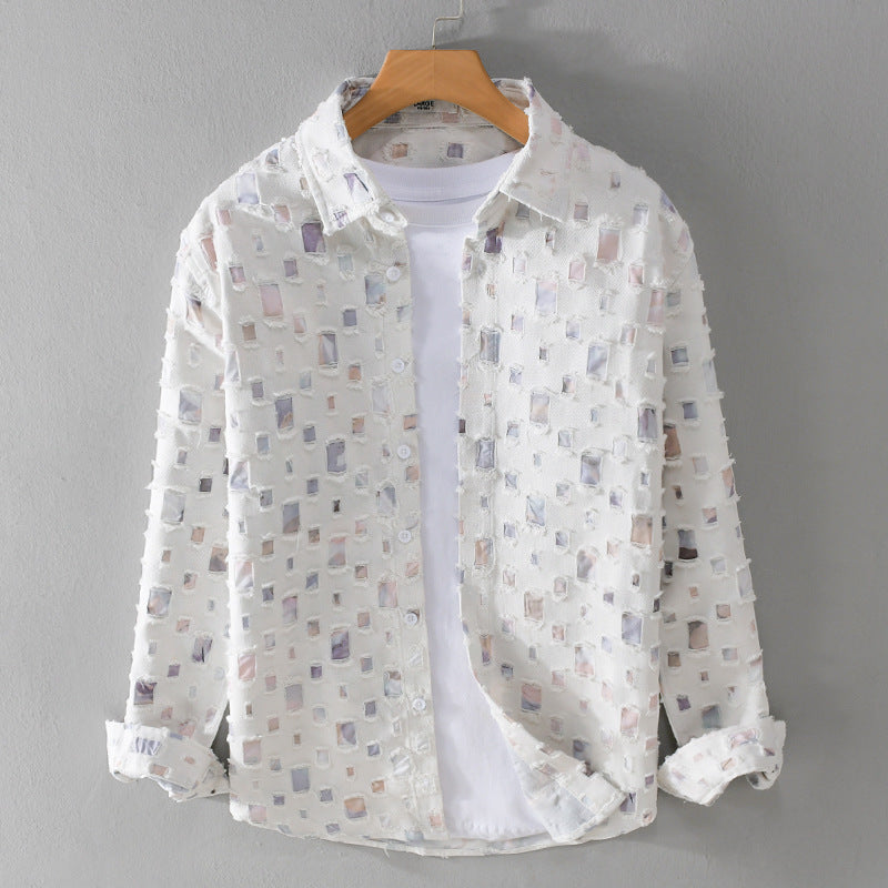 Overhemd Mosaic Collared