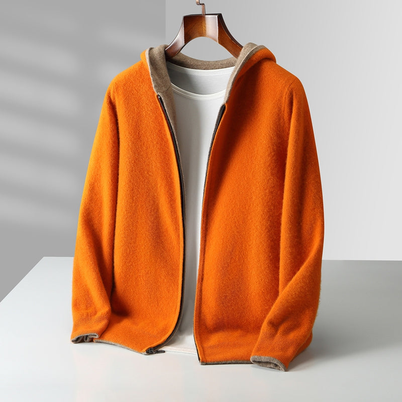 Omkeerbare kasjmier hoodie Cyrus