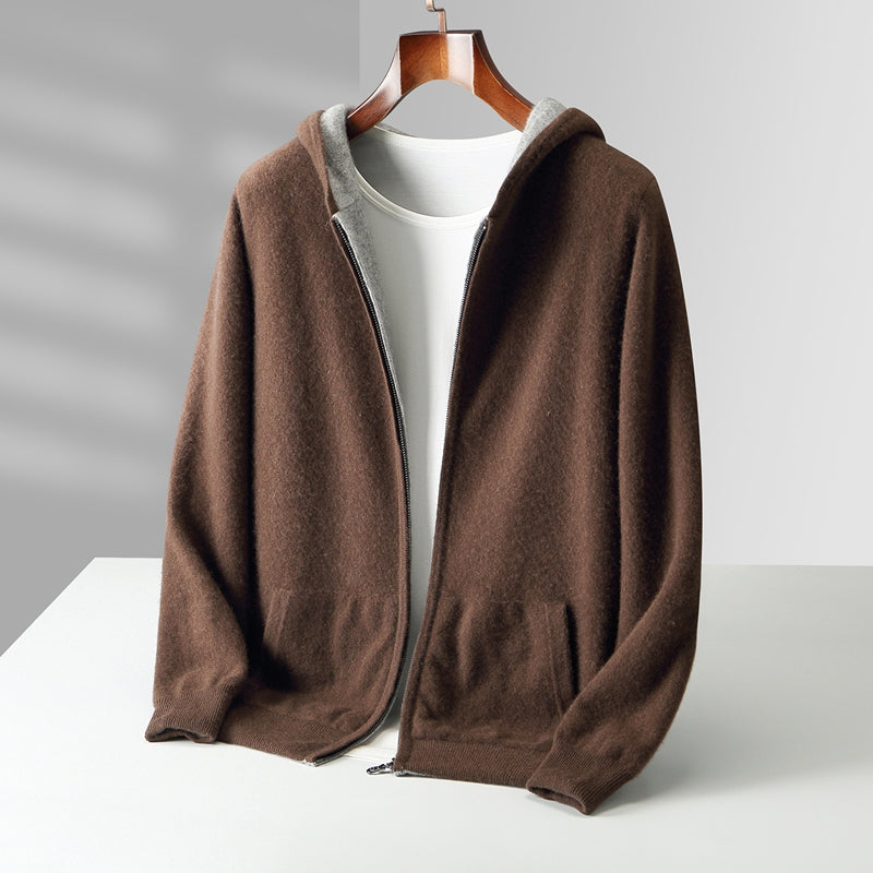 Omkeerbare kasjmier hoodie Cyrus