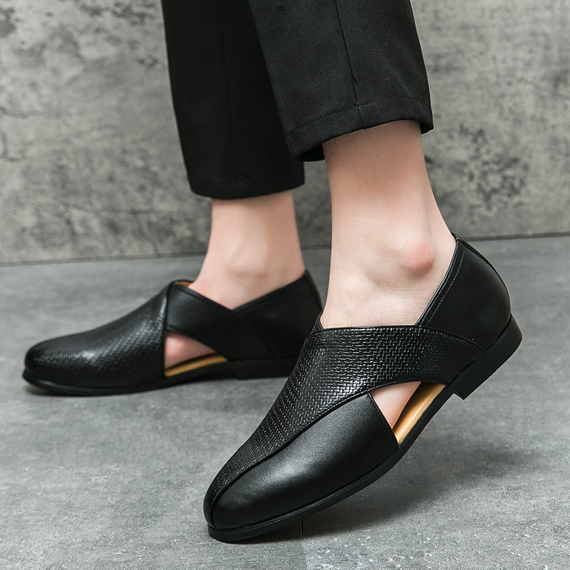 Leren loafers Oscar