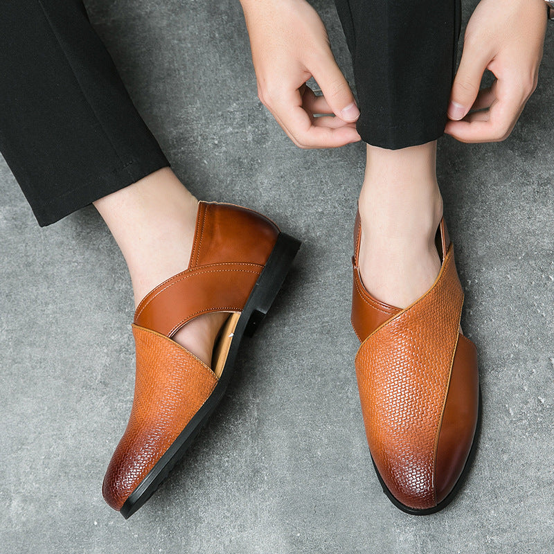 Leren loafers Oscar