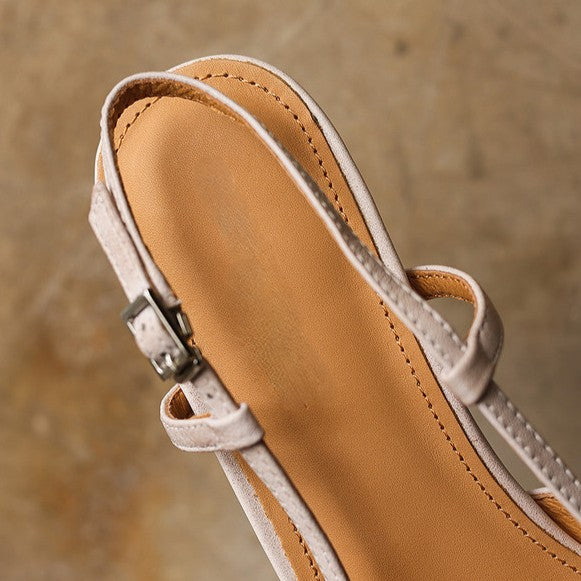 Leren schoenen met hak Dante