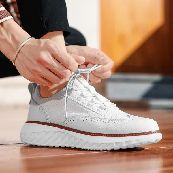 Leren sneakers Drake Burnished
