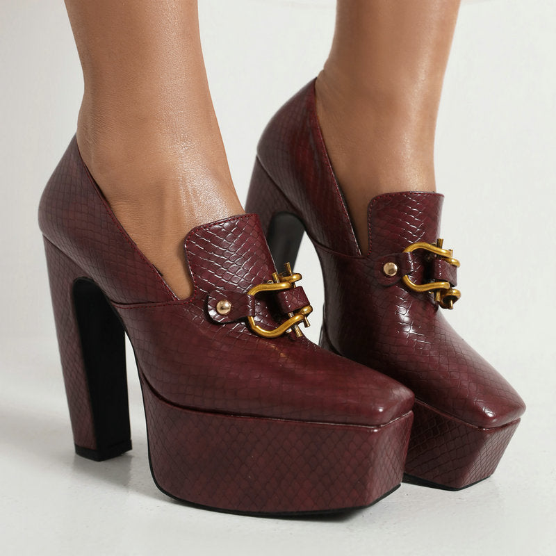 Plateauschoenen met hak Alessia
