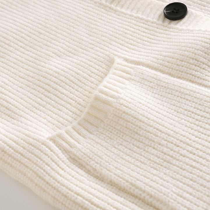 Gebreid vest met capuchon Stirling