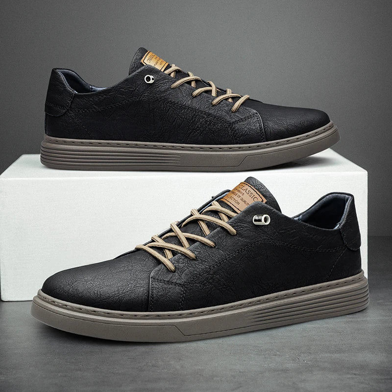 Leren sneakers Oxfords