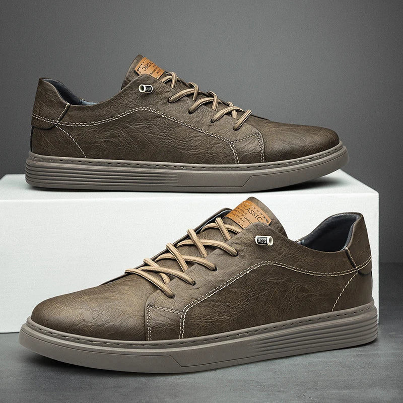 Leren sneakers Oxfords