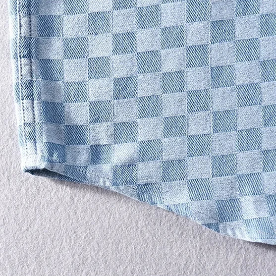 Denim overhemd Mason Checkered