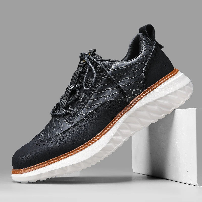 Leren sneakers Drake Burnished