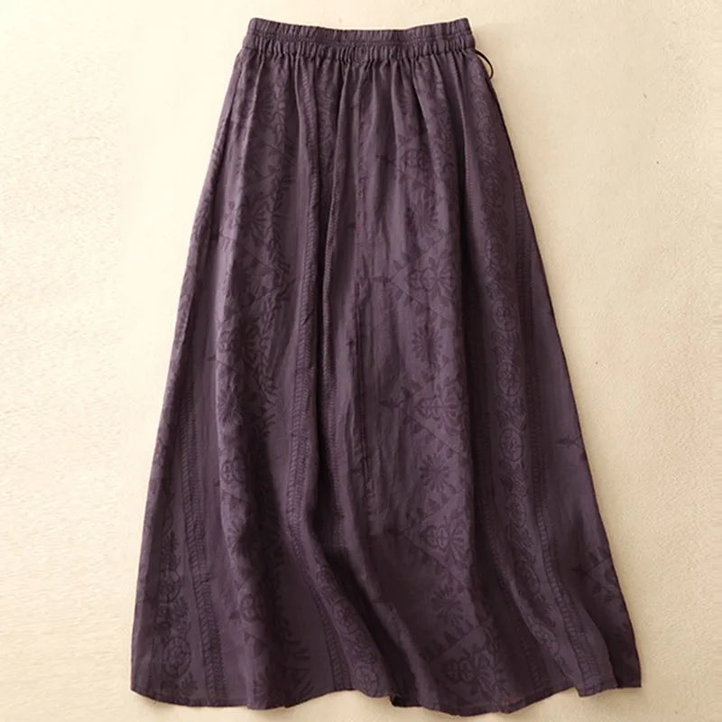 Rok met bloemenprint Margaux