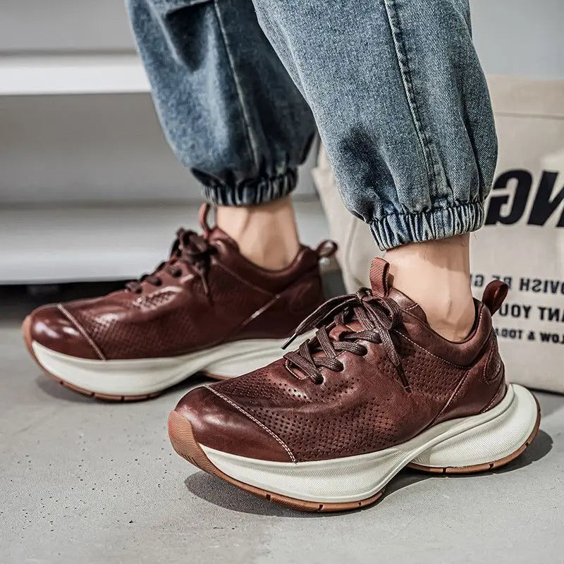 Leren sneakers Alverton