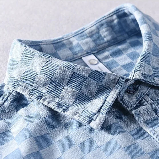 Denim overhemd Mason Checkered