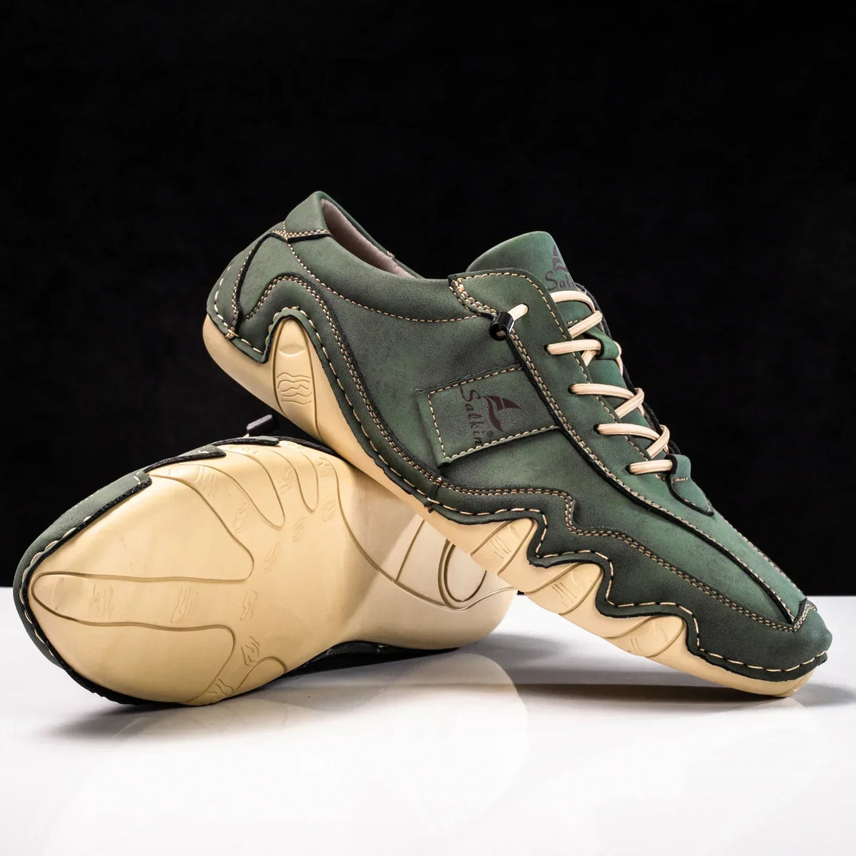 Leren sneakers Halden