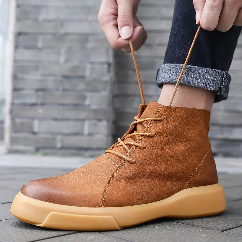 Leren schoenen Kingsley