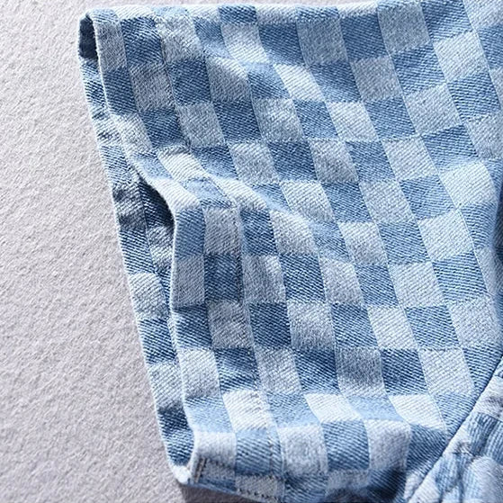 Denim overhemd Mason Checkered