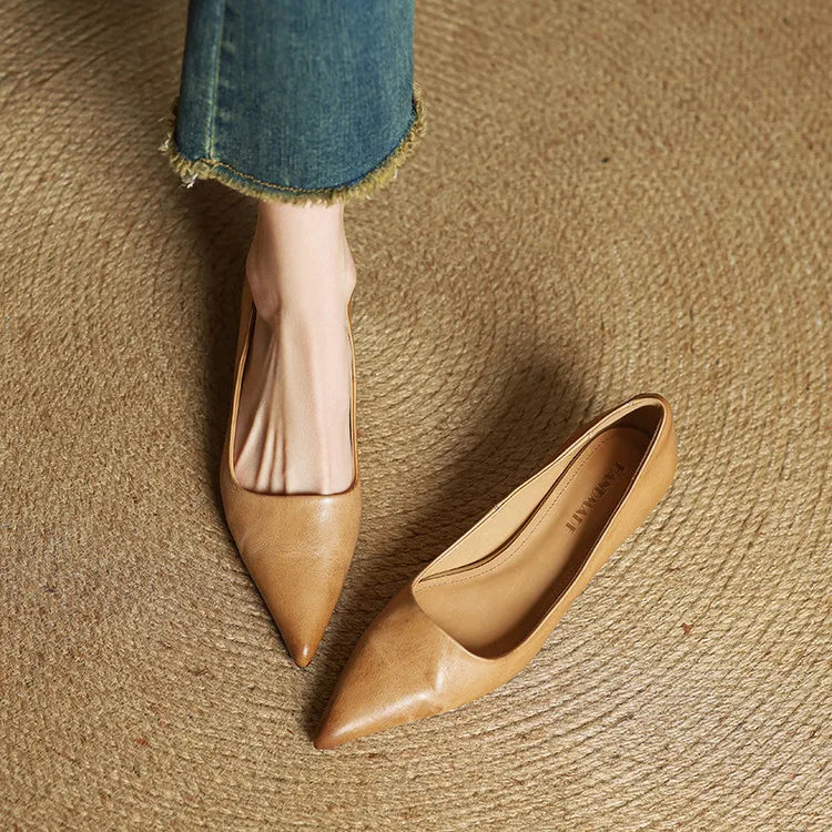 Leren schoenen met hak Hartley