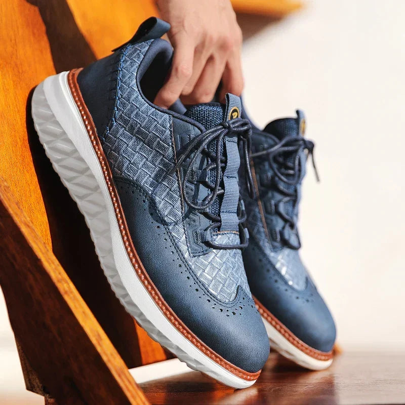 Leren sneakers Drake Burnished