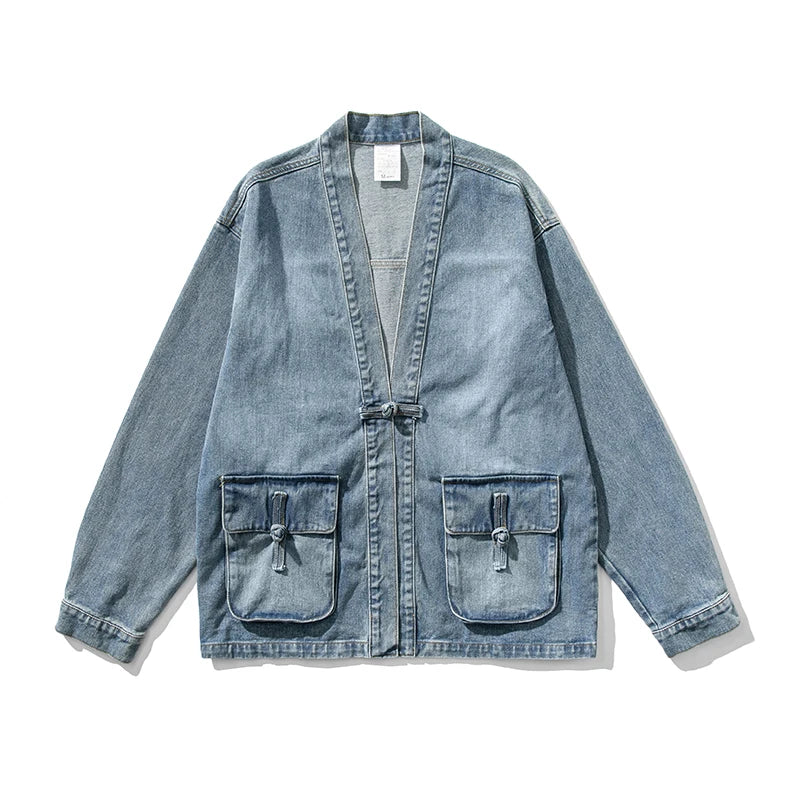 Vintage denim kimono