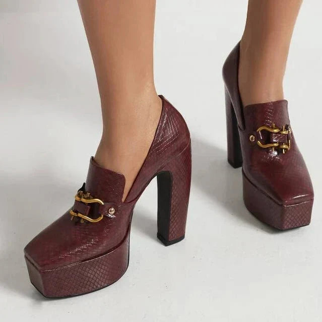 Plateauschoenen met hak Alessia