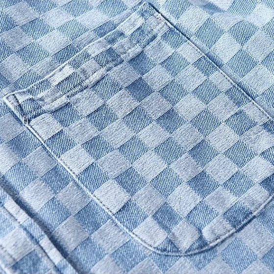 Denim overhemd Mason Checkered