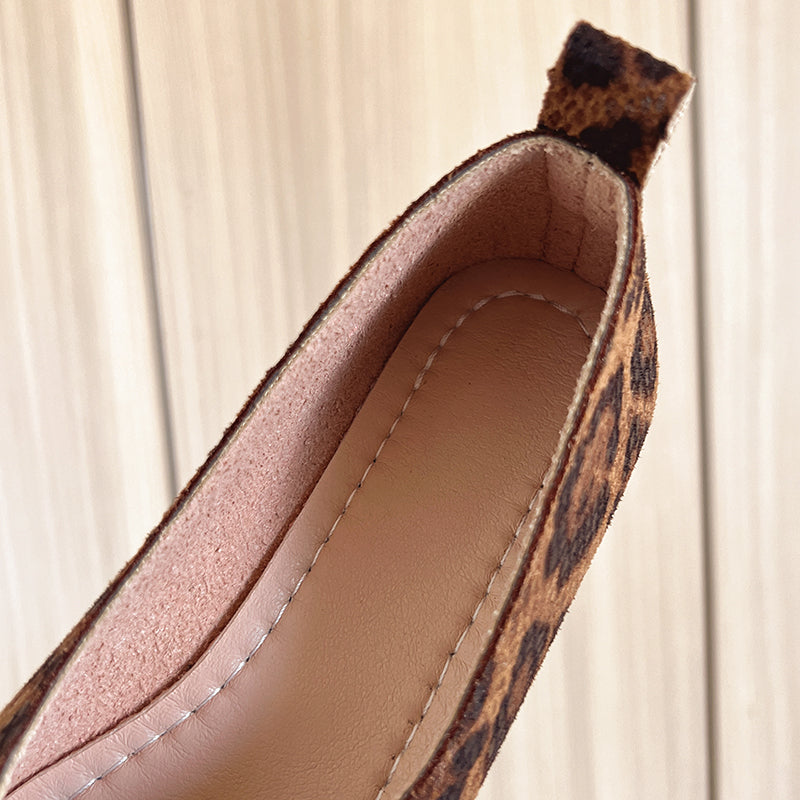 Leren ballerina's Kensington