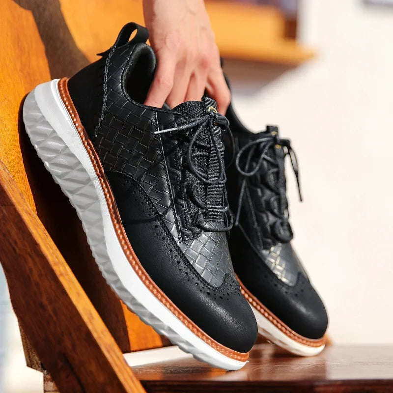 Leren sneakers Drake Burnished