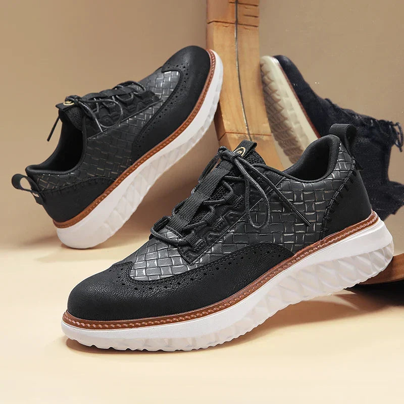 Leren sneakers Drake Burnished