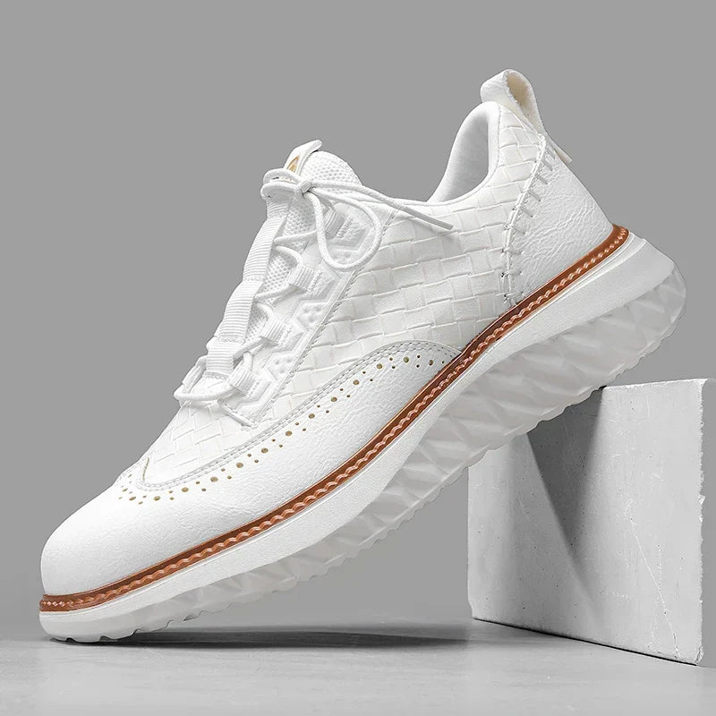 Leren sneakers Drake Burnished