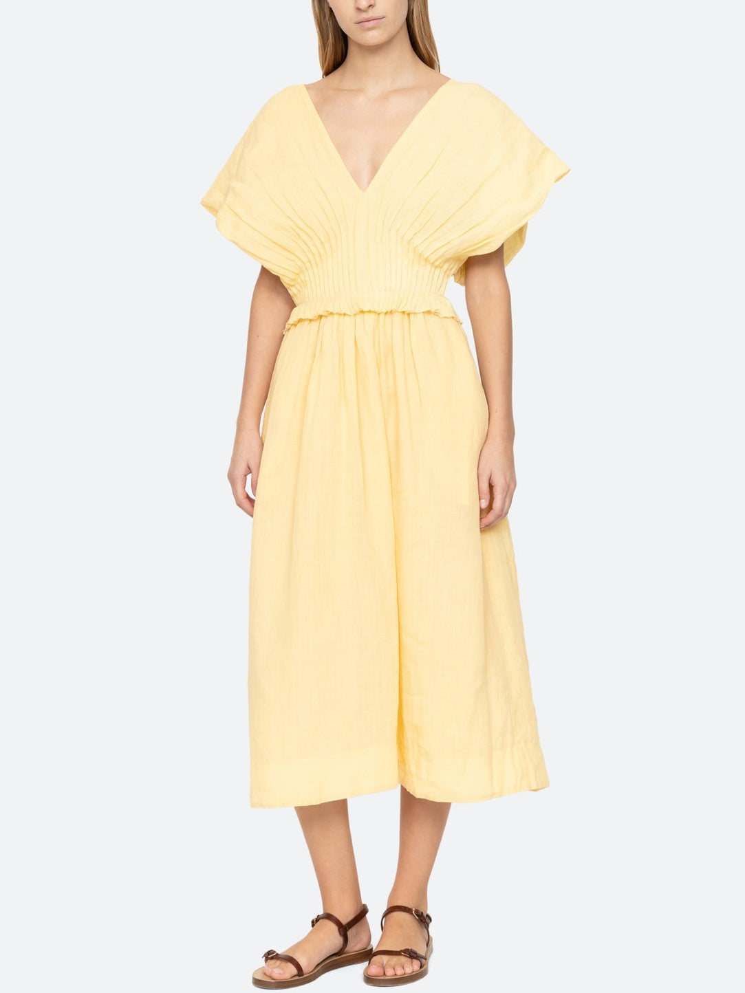 Oversized midi-jurk