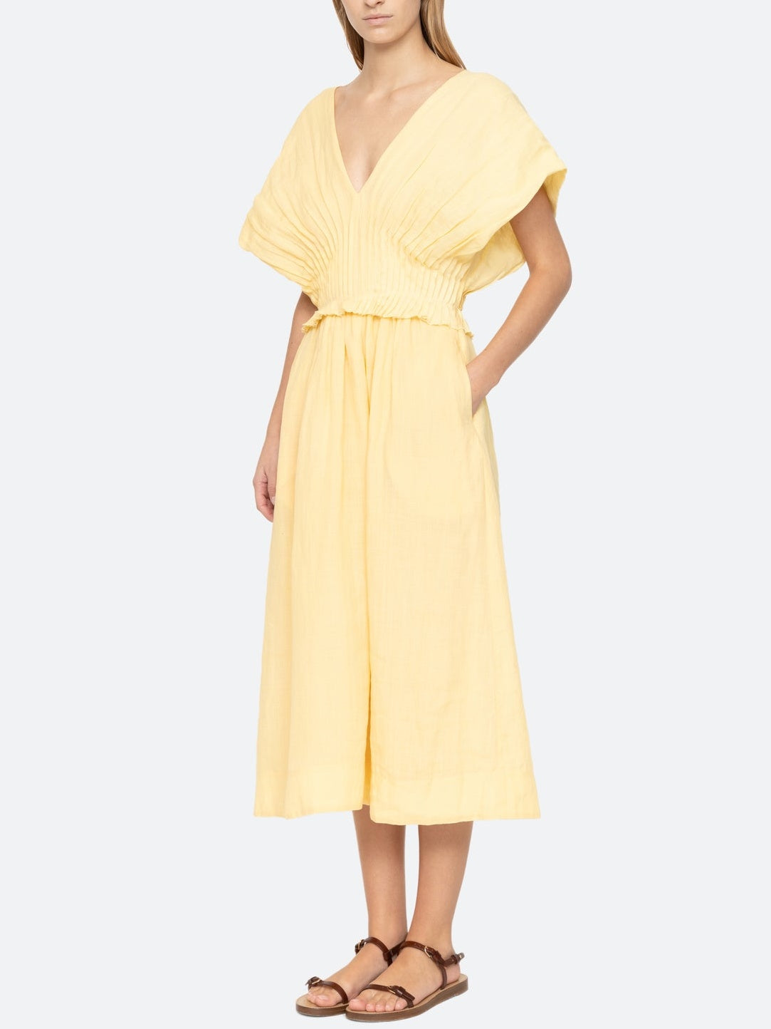 Oversized midi-jurk