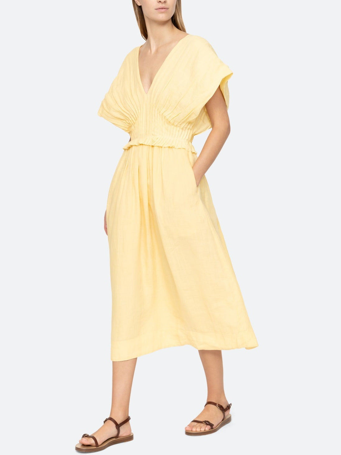 Oversized midi-jurk