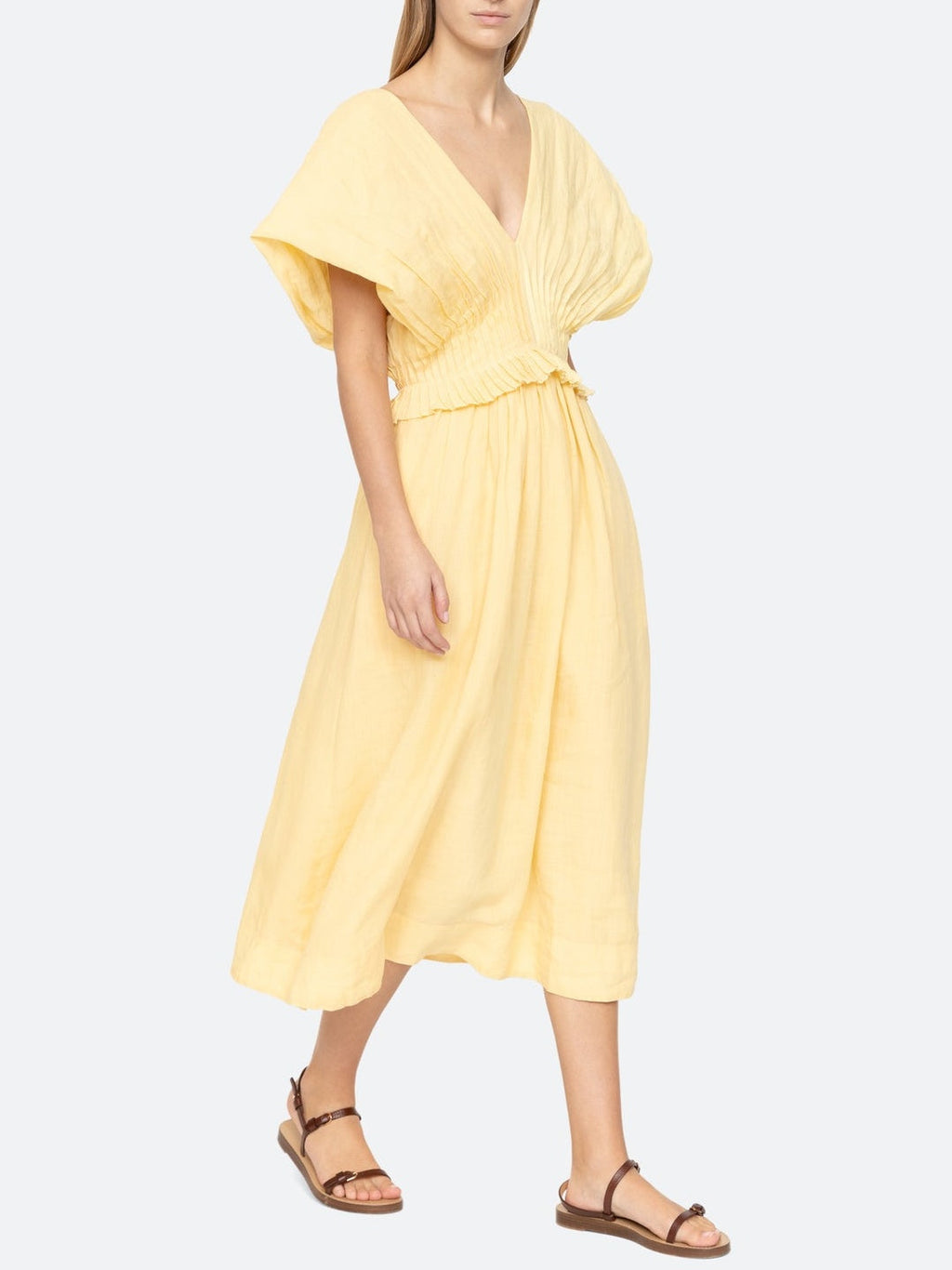 Oversized midi-jurk