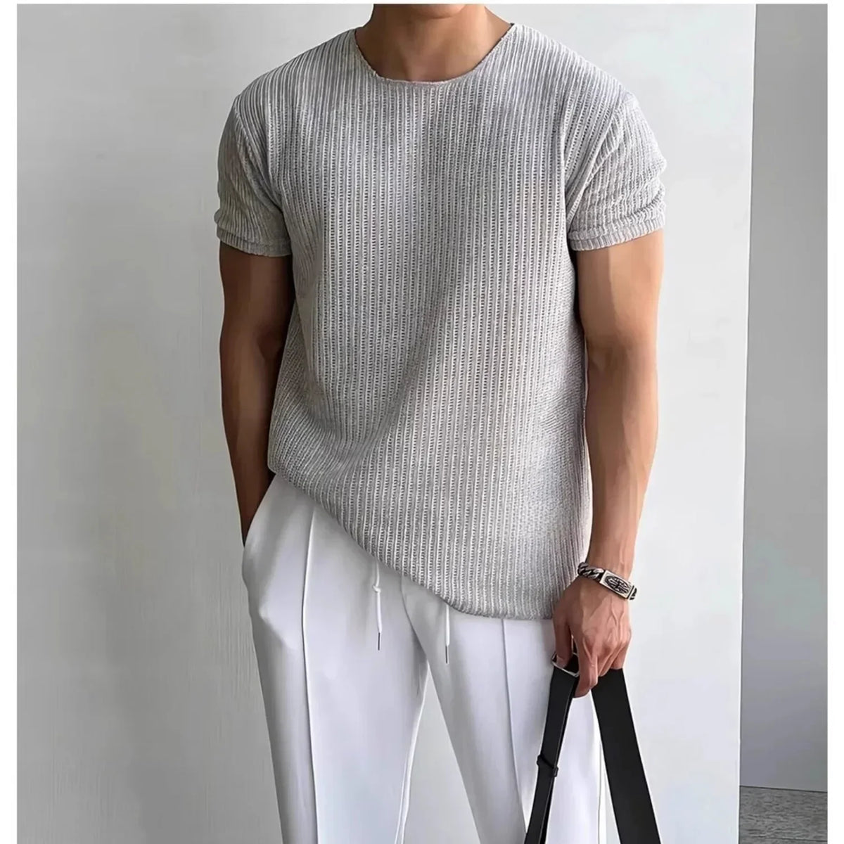 Gebreid T-shirt Calo