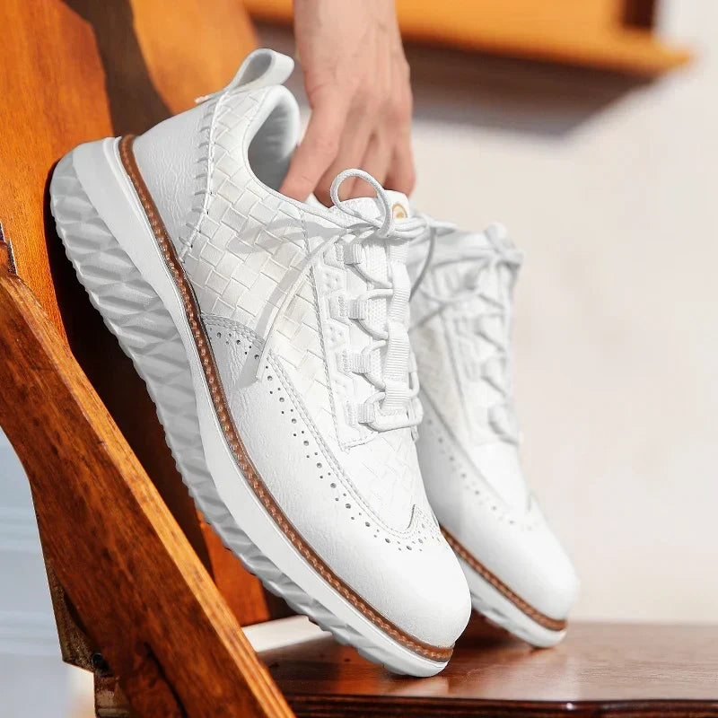 Leren sneakers Drake Burnished