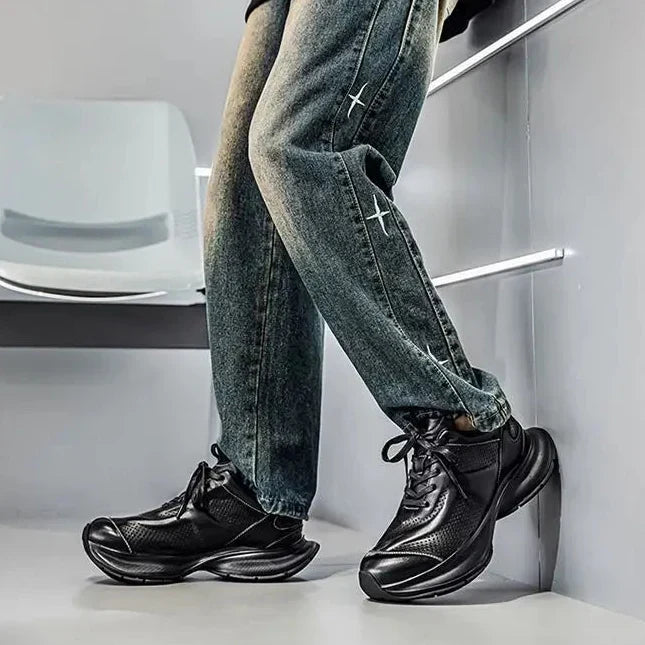Leren sneakers Alverton