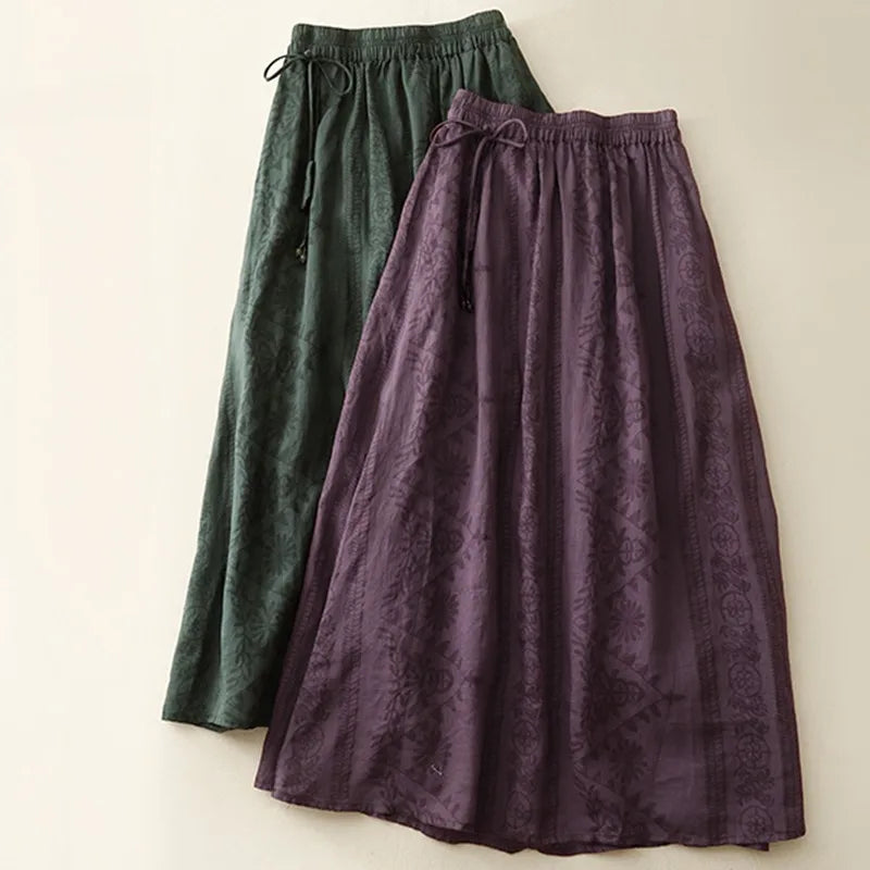 Rok met bloemenprint Margaux