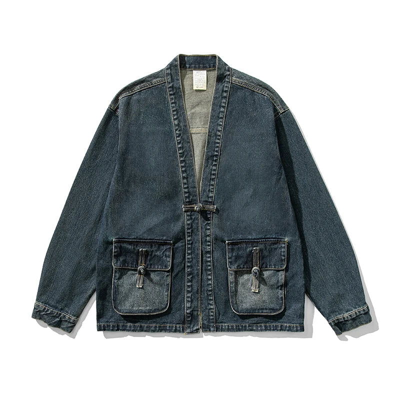 Vintage denim kimono