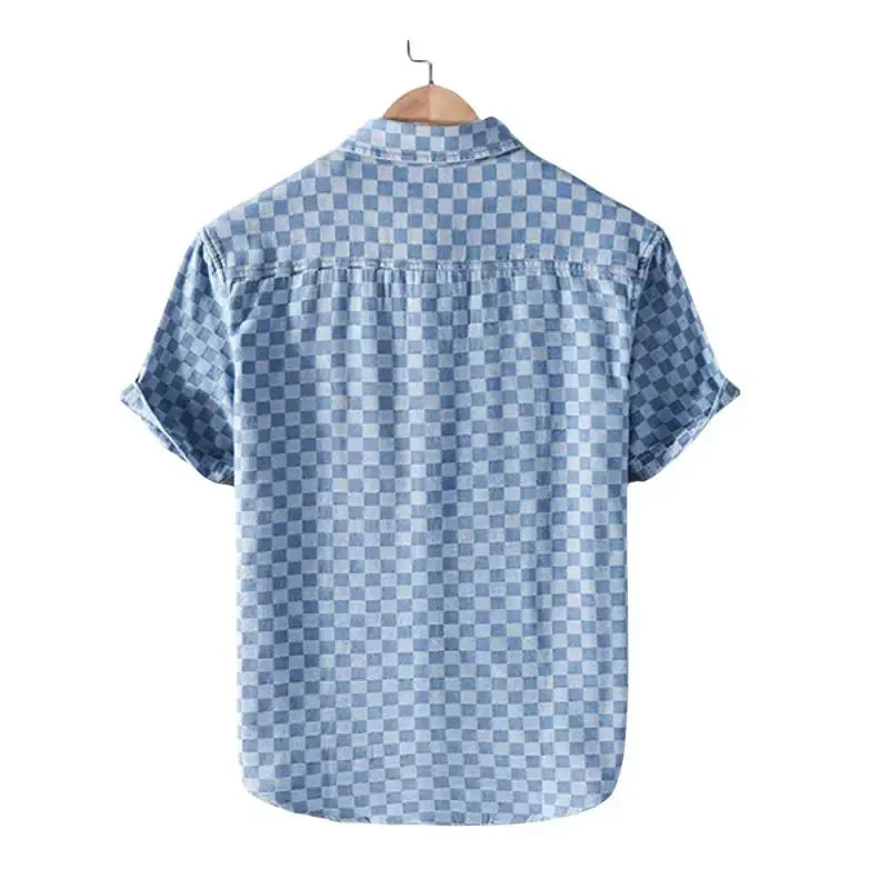 Denim overhemd Mason Checkered