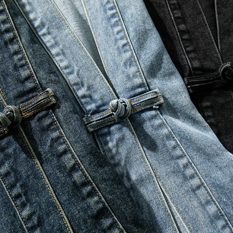 Vintage denim kimono