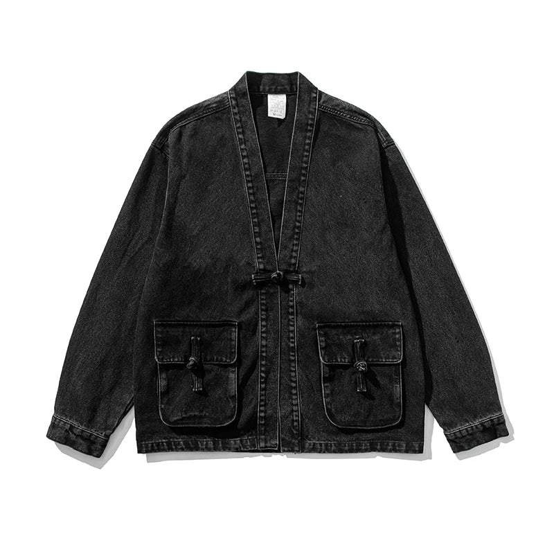 Vintage denim kimono