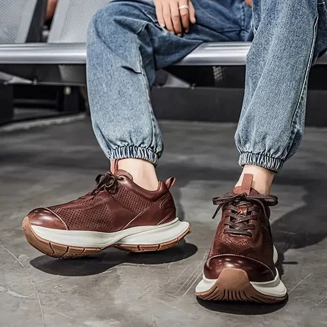 Leren sneakers Alverton