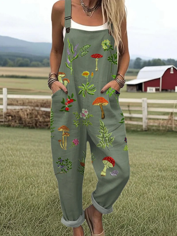 Geborduurde jumpsuit Kendrick