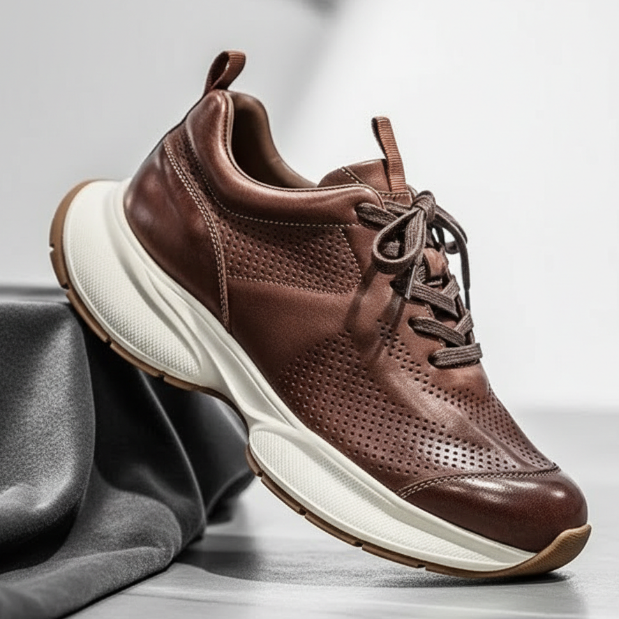 Leren sneakers Alverton