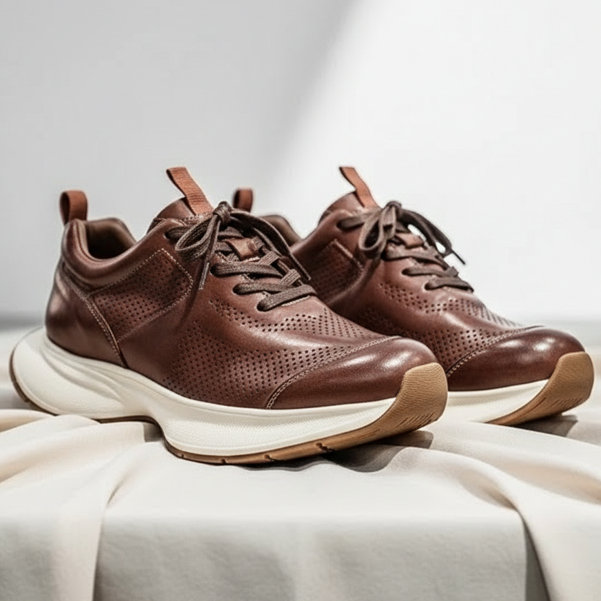 Leren sneakers Alverton