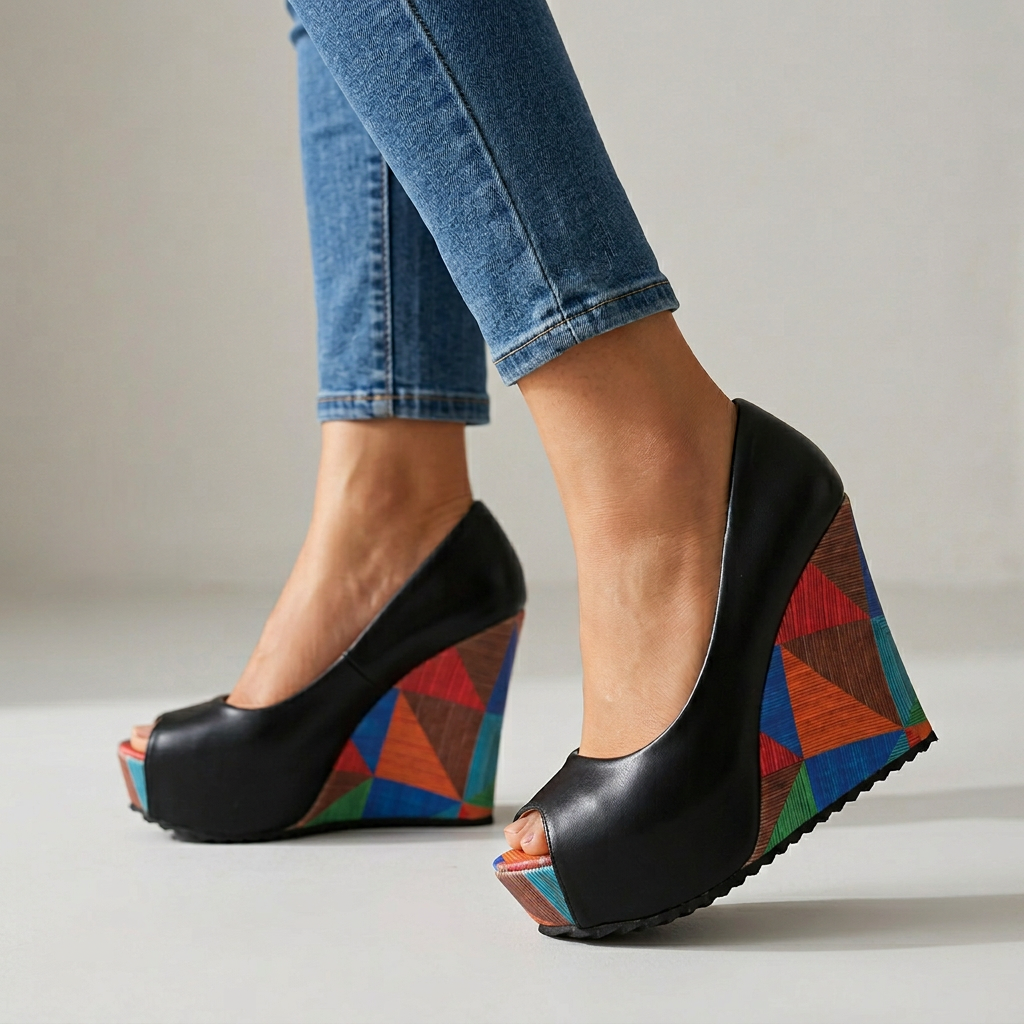 Sleehak sandalen Nina
