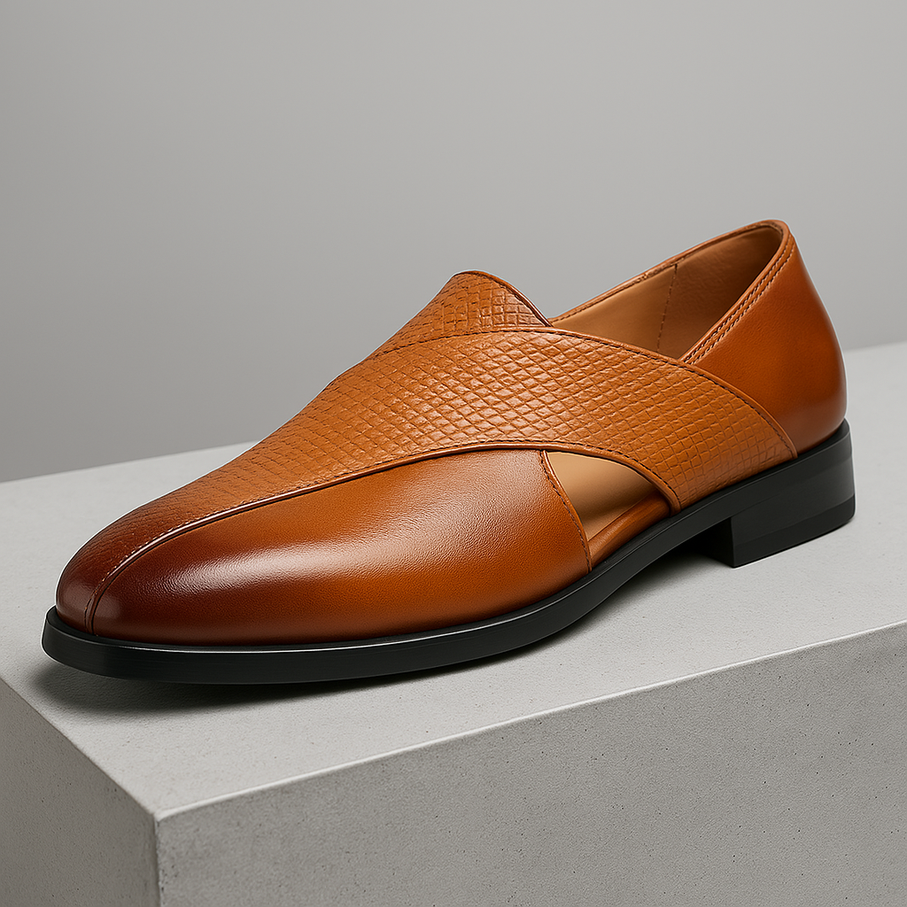 Leren loafers Oscar