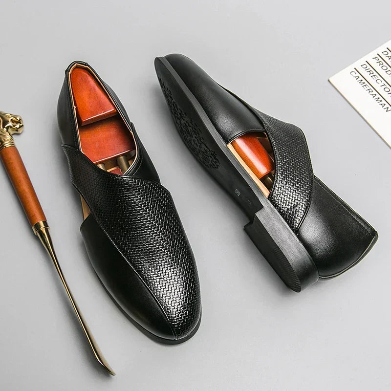 Leren loafers Oscar