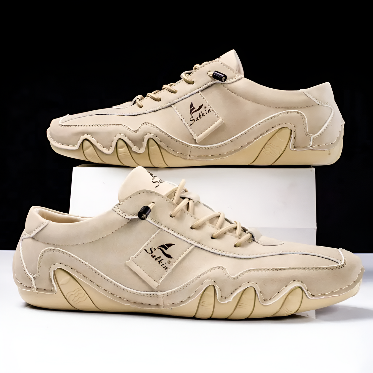 Leren sneakers Halden